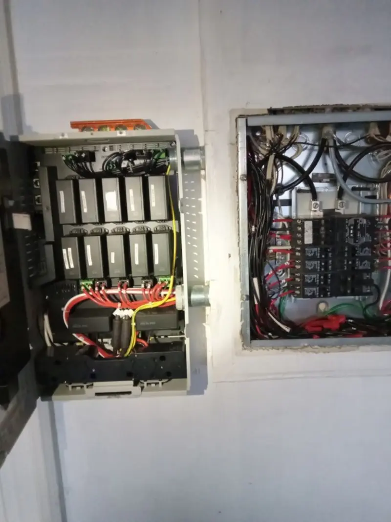Electrical panel upgrade completed for Ring Doorbell Installation in Stonecrest